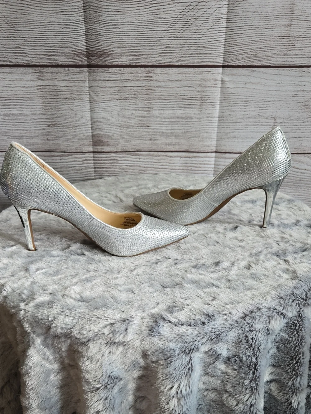 Jessica Simpson Rhinestone Heels, Womens Size 7.5